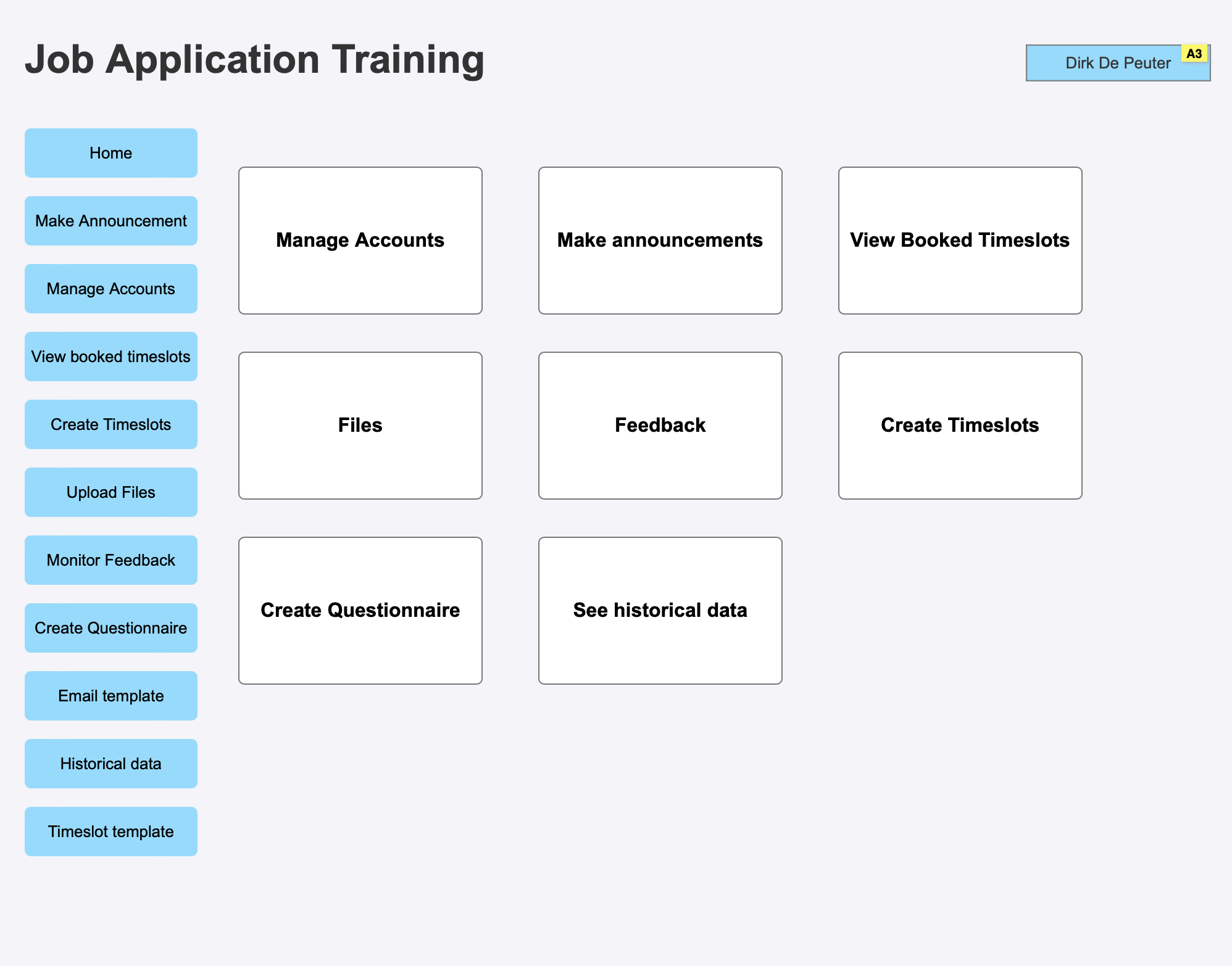 Job Application Training